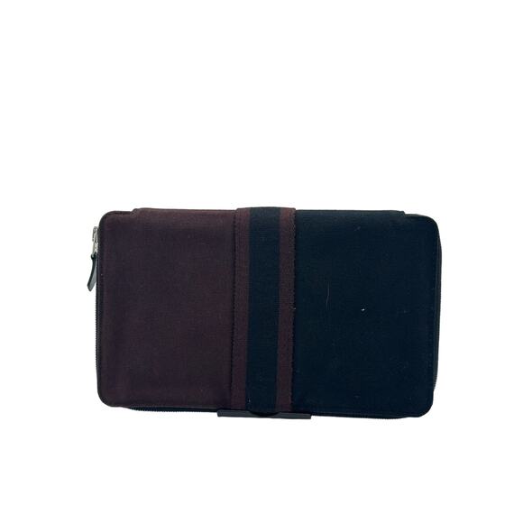 HERMES Long Wallet Organizer Canvas‎ Passport Size* UNISEX*AWESOME Piece - Picture 1 of 15
